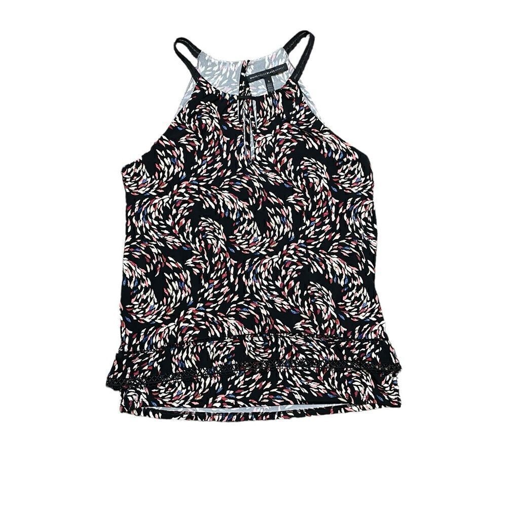 WHITE HOUSE BLACK MARKET Sleeveless Keyhole Halter Top Medium